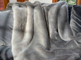 Elevate your space with One Preevay's Breakfast at Tiffany's Inspired Sable Faux Fur Throw - ultra-soft, 950gsm, silver gray, and 50x60 inches. Timeless elegance meets comfort in One Preevay's Breakfast at Tiffany's Inspired Sable Faux Fur.......