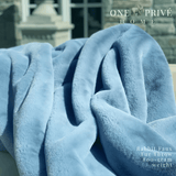 Indulge in the epitome of luxury with the One Preevay Faux Rabbit Fur Throw in Yacht Blue. Inspired by the elegance of Fernando Botero and crafted from ultra-premium faux rabbit fur. Hypoallergenic, cruelty-free, and lined with elegant velvet for refined warmth and sophistication. 800gsm, 50x60 inches always quality