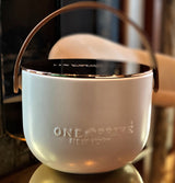 Grapefruit Neroli Luxury Candle - Porcelain Bowl & Silver Enclosure - Triple Wick