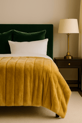 onepreevay_beige-ribbed-faux-rabbit-velvet-blanket-twin-or-queen green room