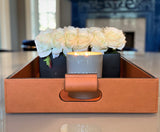 Discover the Mediterranean Fig & Linen Perfumed Estate Candle from One Preevay. Handcrafted with essential oils and soy wax, it features a 21.2 oz pale gray ceramic vessel. Enjoy the fusion of figs, bergamot, lavender, cedar, and Triple wick....