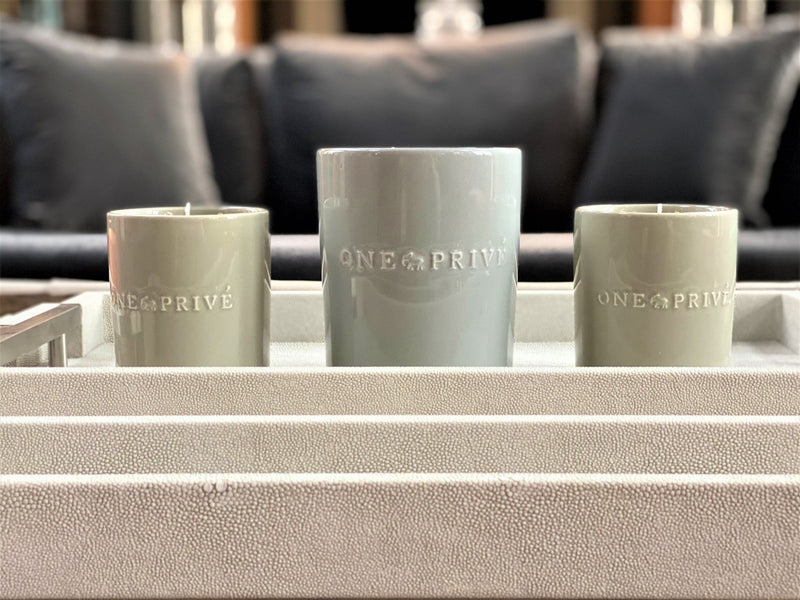 One Preevay Luxury Home Furnishings and Decor, The Perfect Blend of Style and Serenity. Unlock Exclusive Savings! Get 25% off when you bundle ALL Three Sizes of the Thursby Shagreen Hotel Tray Together. A $377.00 value for just $282 | Plus Free Shipping!

Thursby Luxury Shagreen Serving Tray | Exotic Embossed Leather Nickel Hardware;

17" x 10" (Perfect for small gatherings and intimate settings)
20" x 13" (Ideal for larger gatherings and special occasions)
23" x 15" (Show-stopping 