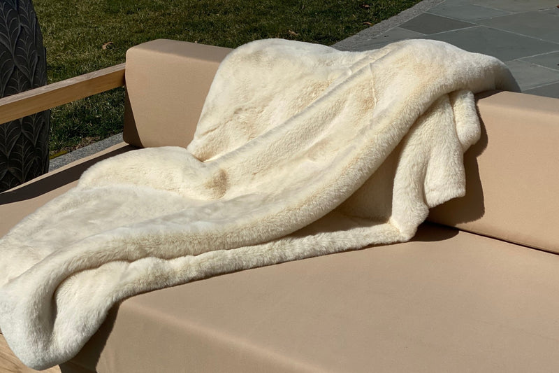 <meta name="description" content="Experience luxury with ONE Preevay's Rabbit Faux Fur Throw. Inspired by Fernando Botero, crafted from Ultra Premium Rabbit Faux Fur. 800 gsm, 50x60 inches in Casual Khaki. Hypoallergenic and elegant...
