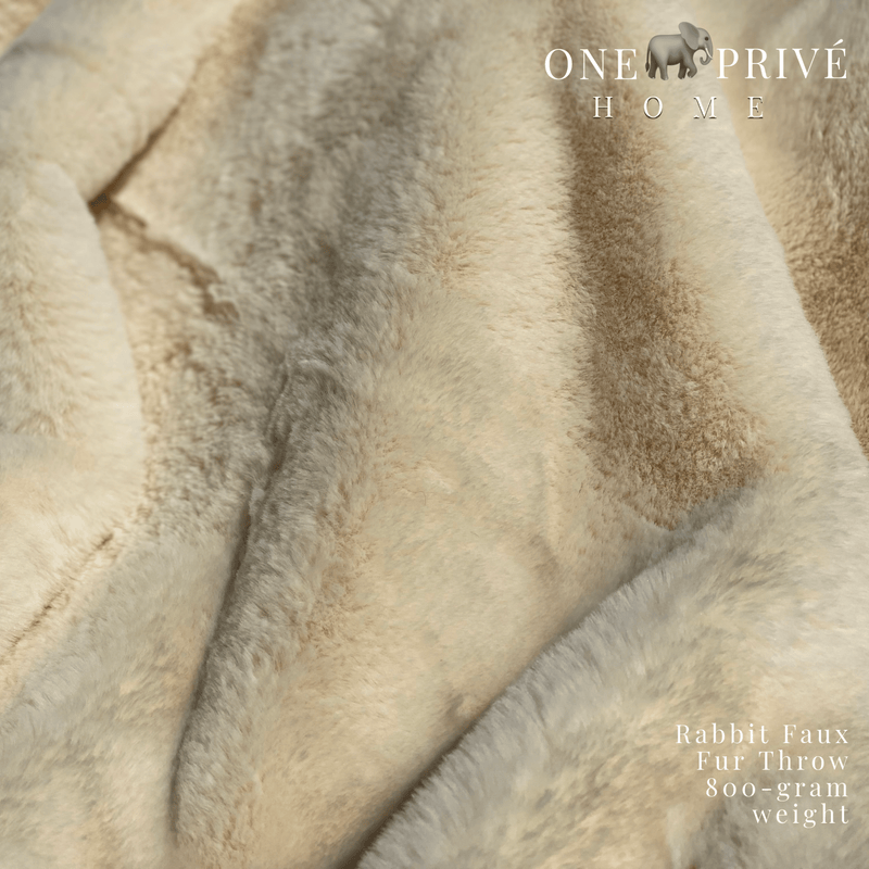 <meta name="description" content="Experience luxury with ONE Preevay's Rabbit Faux Fur Throw. Inspired by Fernando Botero, crafted from Ultra Premium Rabbit Faux Fur. 800 gsm, 50x60 inches in Casual Khaki. Hypoallergenic and elegant."> Warm Fur 