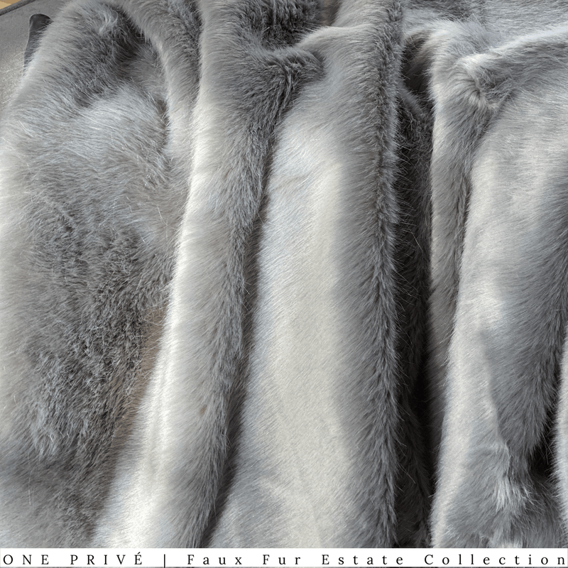  Elevate your space with One Preevay's Breakfast at Tiffany's Inspired Sable Faux Fur Throw - ultra-soft, 950gsm, silver gray, and 50x60 inches. Timeless elegance meets comfort in One Preevay's Breakfast at Tiffany's Inspired Sable...