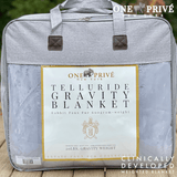 Experience luxurious relaxation with One Preevay's world's first weighted faux rabbit fur blanket, inspired by Fernando Botero. Clinically developed, 20lbs, hypoallergenic soft..