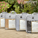 Experience luxurious relaxation with the One Preevay Luxury Home Furnishings, world's first weighted faux rabbit fur blanket, inspired by Fernando Botero. Clinically developed, 20lbs, queen ..