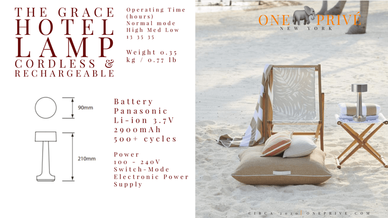 Grace_Professional_Hospitality_Tabletop_Lamp_Handcrafted_LED_dimentions height and width